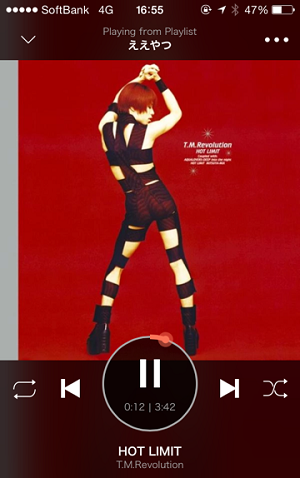 『AWA Music』で音楽を聞きながら歌詞を表示させる方法