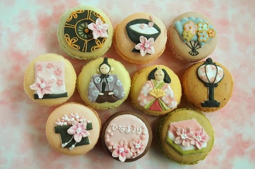 おひなさまマカロン