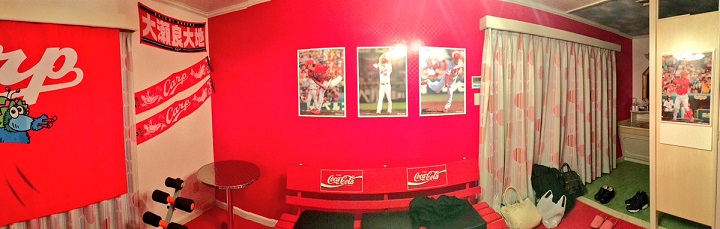 広島カープすぎるラブホ