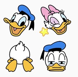 ディズニーLINE絵文字