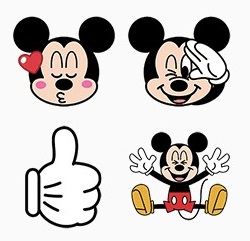 ディズニーLINE絵文字