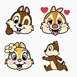 ディズニーLINE絵文字