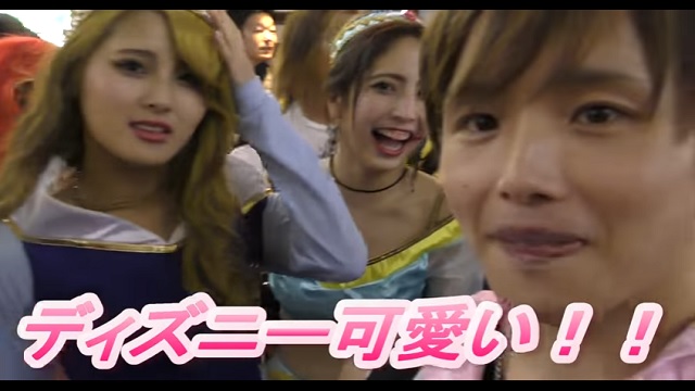 ハロウィン渋谷キス