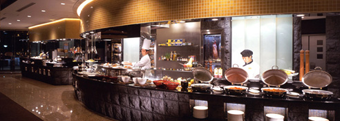 カスケイドカフェのショーキッチン