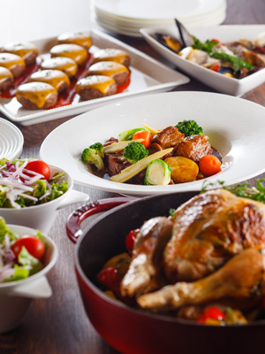 カスケイドカフェのビュッフェ