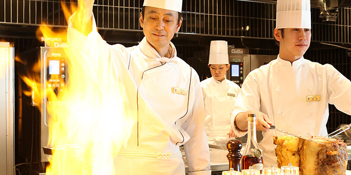 シェフズ ライブ キッチンのシェフ