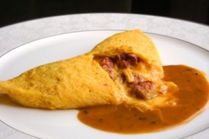 ハーモニーのフォアグラオムレツ