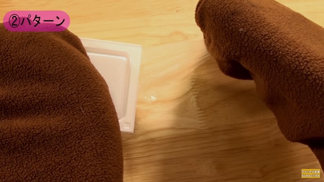 納豆フィルムのはがし方①