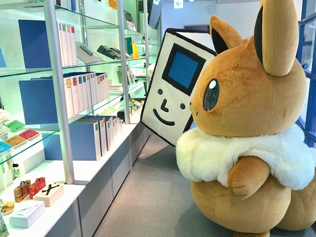 イーブイがキングジムに訪問