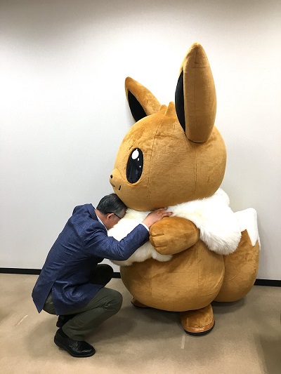 イーブイがキングジムに訪問