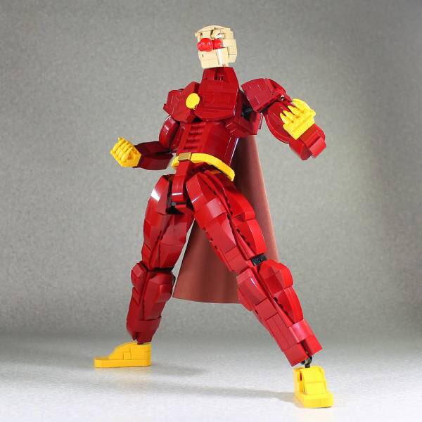 レゴで作った戦闘力100倍アンパンマン