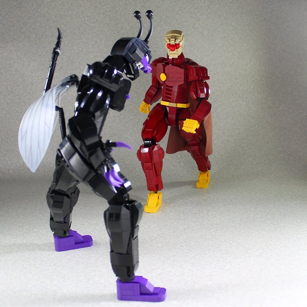 レゴで作った戦闘力100倍アンパンマン