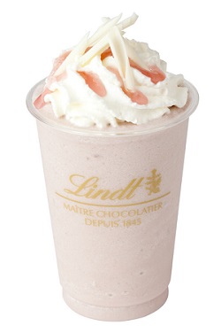 ホワイトチョコレートサクラアイスドリンク