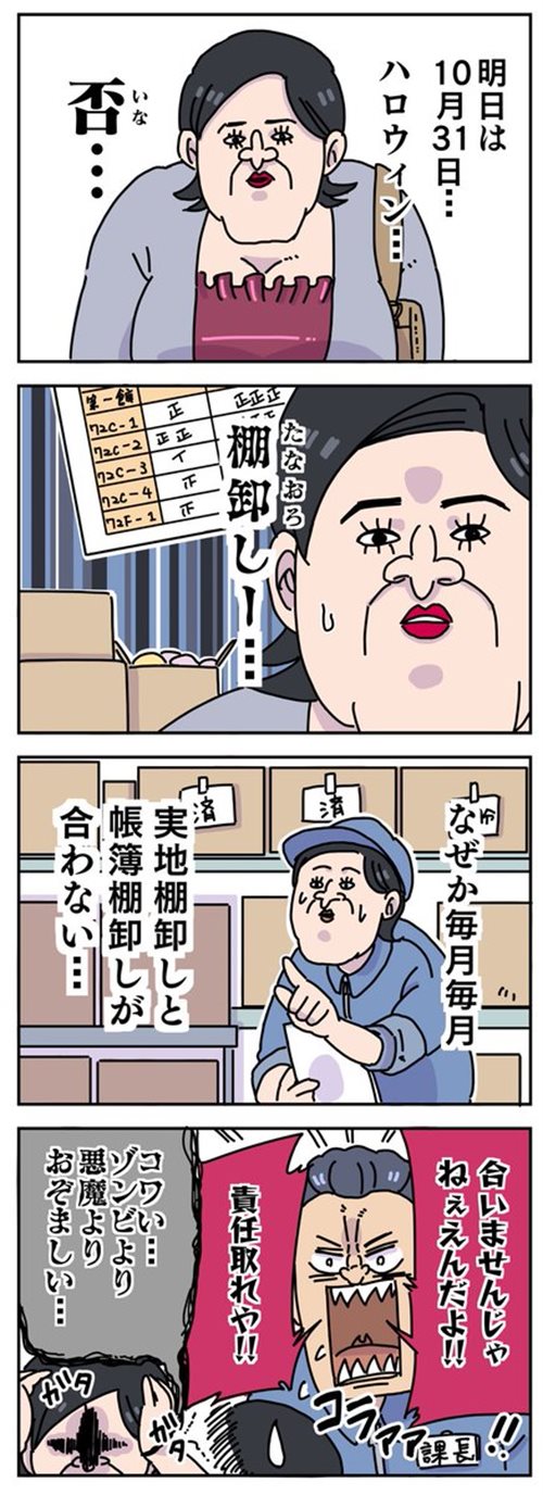 モテない女の4コマ漫画