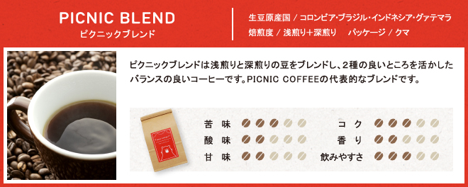 PICNIC COFFEEピクニックブレンド