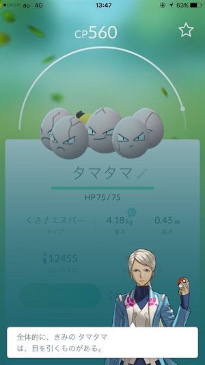 ポケモンの強さを評価してくれる機能