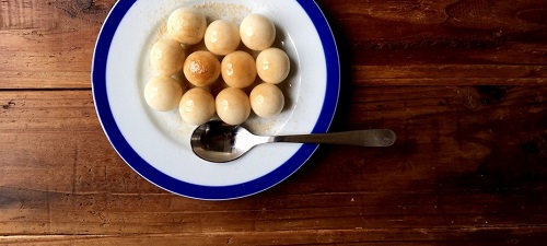しらたまおやつ出来上がり