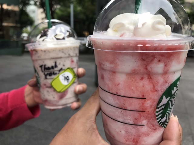 ストロベリークリームフラペチーノ