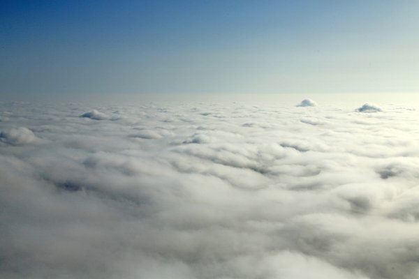 東京スカイツリーに雲海