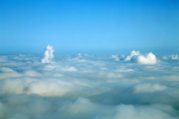 東京スカイツリーに雲海