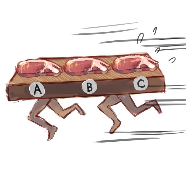 あわてんぼうの三択ロース