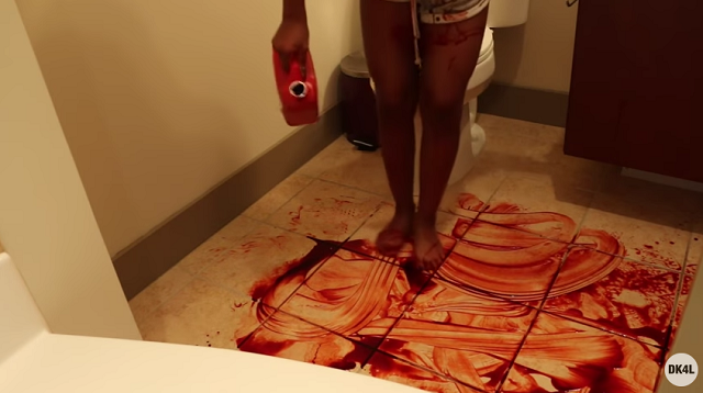 彼氏に殺害されたドッキリを仕掛けてみた