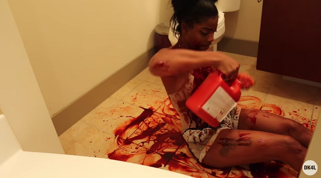 彼氏に殺害されたドッキリを仕掛けてみた