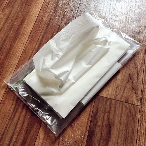 箱ティッシュを持ち歩ける方法