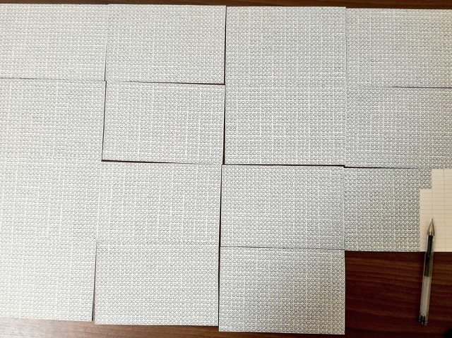 ボールペン1本のインク量でスマイルが何個書けるか