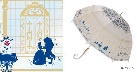 ディズニープリンセスのビニール傘