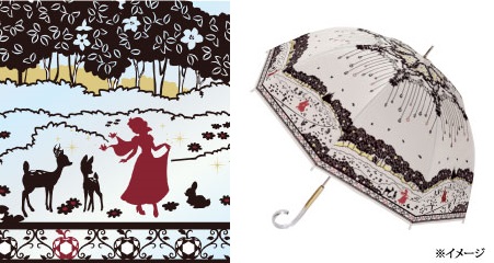 ディズニープリンセスのビニール傘