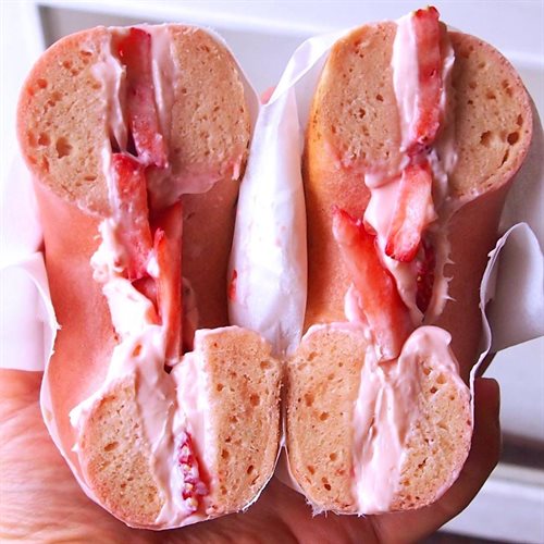 レインボーカラーベーグル