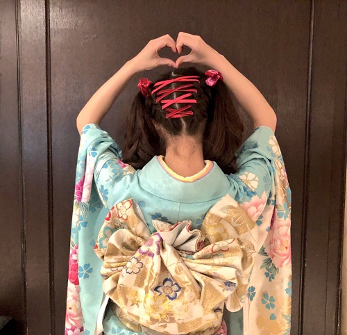 あい愛莉ちゃん風ツインテール