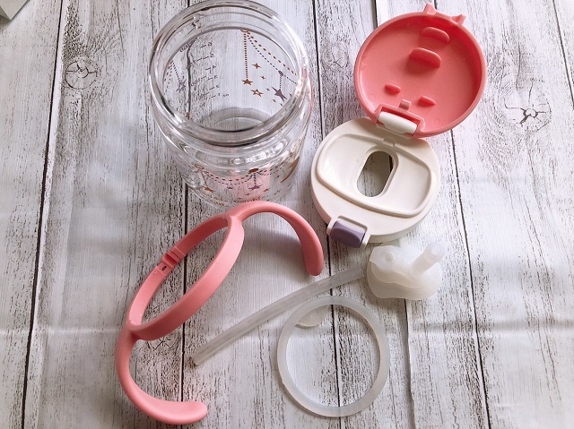 おでかけストローマグを分解