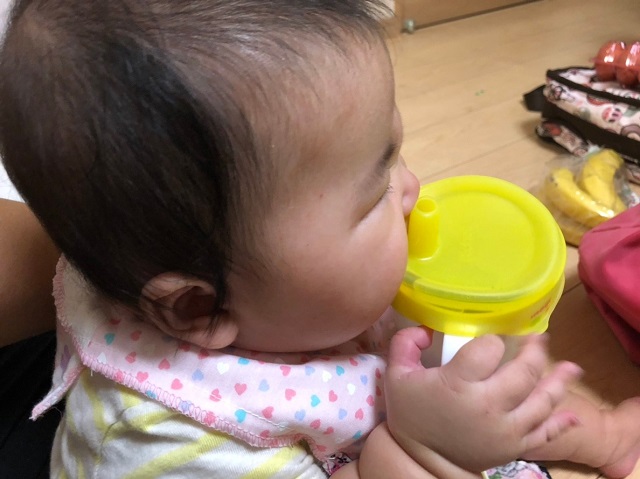 おでかけランチくんコップにキャップ