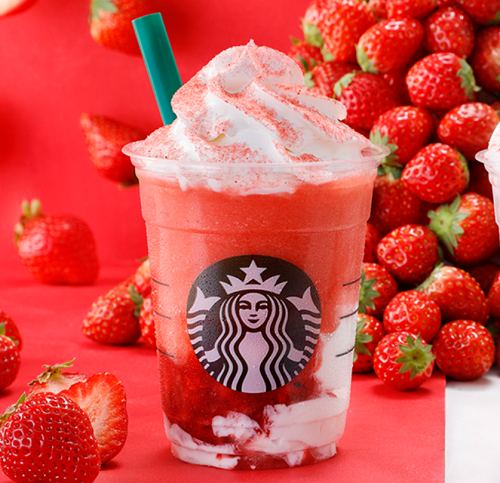 スタバ新作イチゴ