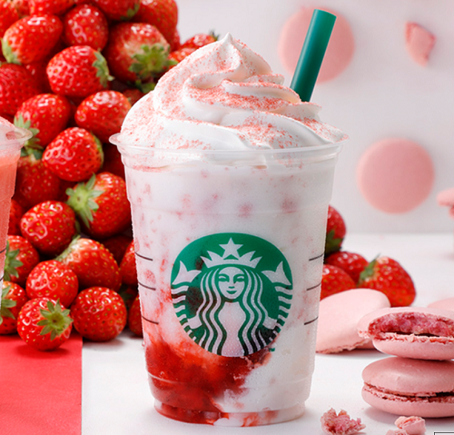 スタバ新作イチゴ